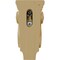 Ekena Millwork 3"W x 1 3/4"D x 6"H Extra Small Traditional Pilaster Wood Corbel, Alder CORW03X02X06PTAL - alternate 2